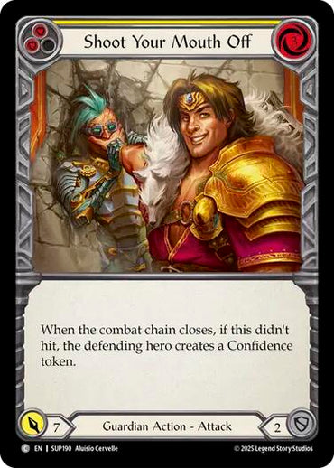 Shoot Your Mouth Off (Yellow) [SUP190] (Super Slam)  Rainbow Foil