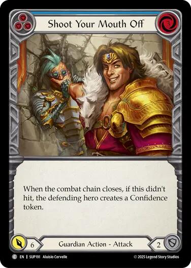 Shoot Your Mouth Off (Blue) [SUP191] (Super Slam)