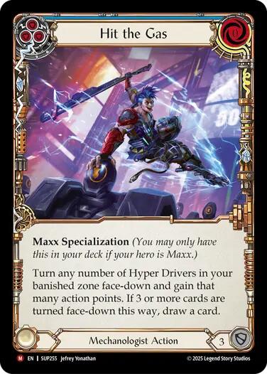 Hit the Gas [SUP255] (Super Slam)  Rainbow Foil