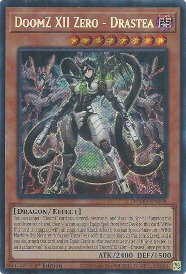 DoomZ XII Zero - Drastea [DOOD-EN008] Secret Rare