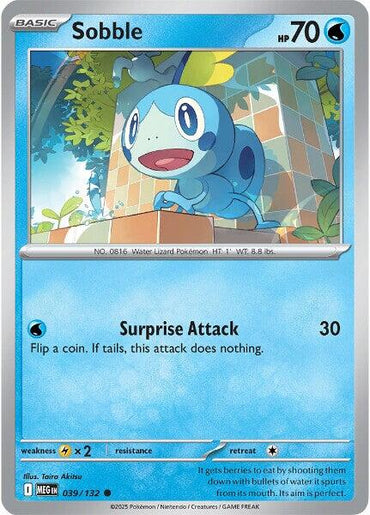 Sobble (039/132) [Mega Evolutions: Base Set]