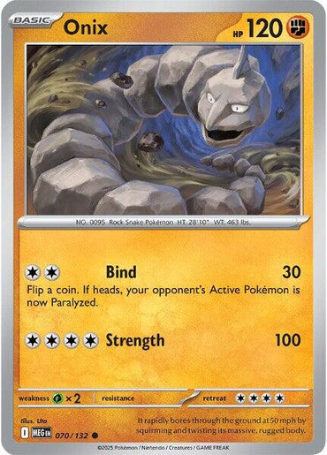 Onix (070/132) [Mega Evolution: Base Set]