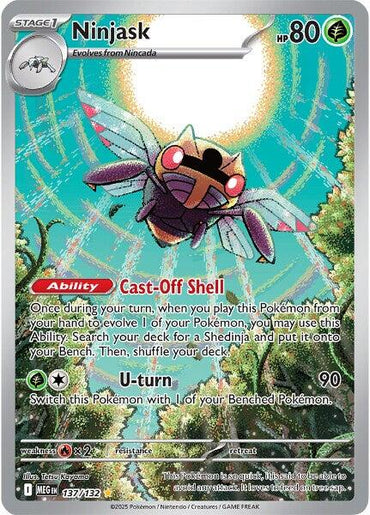 Ninjask (137/132) [Mega Evolutions: Base Set]