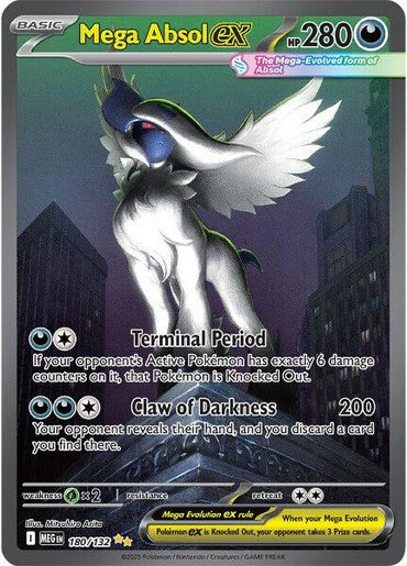 Mega Absol ex (180/132) [Mega Evolution: Base Set]