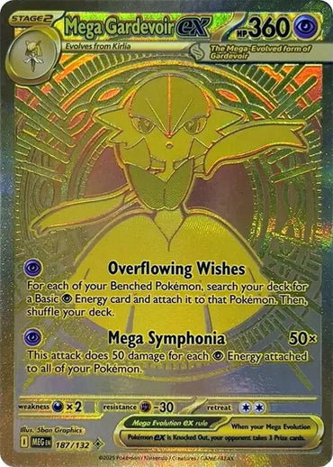 Mega Gardevoir ex (187/132) [Mega Evolution: Base Set]