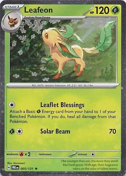 Leafeon (005/131) (Cosmos Holo) [Miscellaneous Cards]