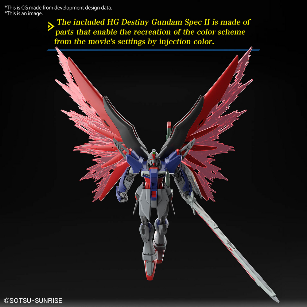 HG 1/144 DESTINY GUNDAM SPECII&ZEUS SILHOUETTE