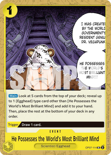 He Possesses the World's Most Brilliant Mind (Reprint) [Premium Booster -The Best- Vol. 2]