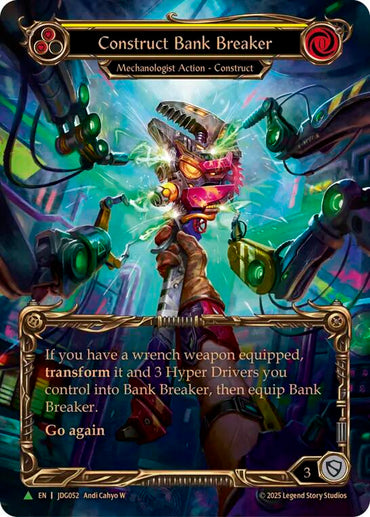 Construct Bank Breaker [JDG052] (Promo)  Cold Foil