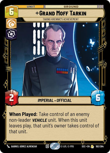Grand Moff Tarkin (192/264) - Taking Krennic's Achievement (192/264) [Secrets of Power]