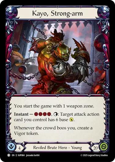 Kayo, Underhanded Cheat // Kayo, Strong-arm [SUP063//SUP064] (Super Slam)