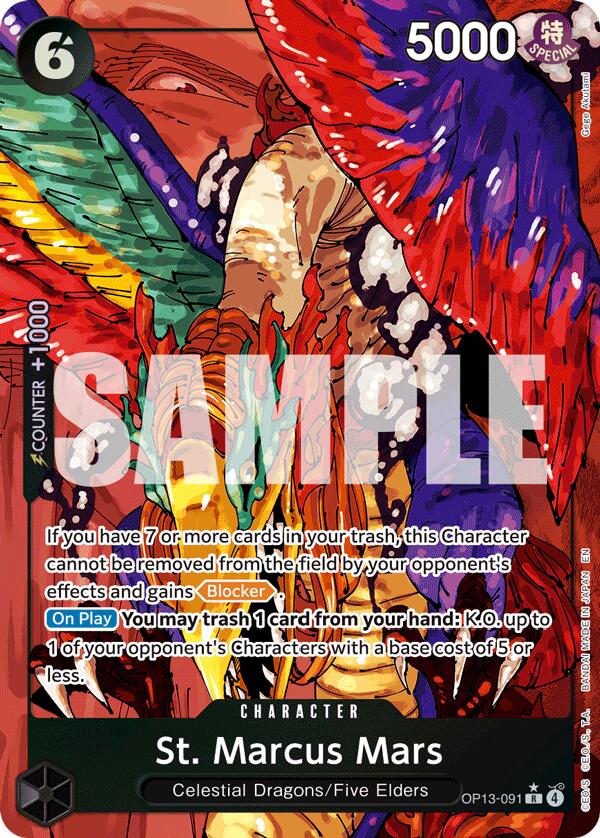 St. Marcus Mars (Alternate Art) [Carrying On His Will]