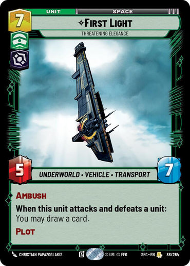 First Light - Threatening Elegance (88/264) (88/264) [Secrets of Power]