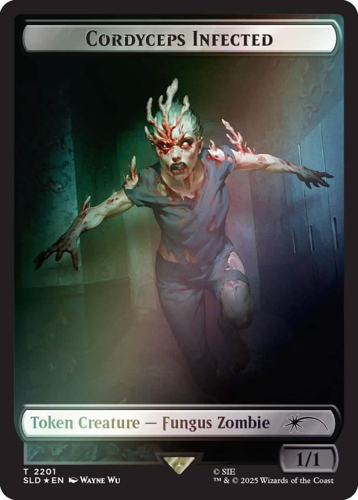 Cordyceps Infected Token (2201) (Rainbow Foil) [Secret Lair Drop Series]