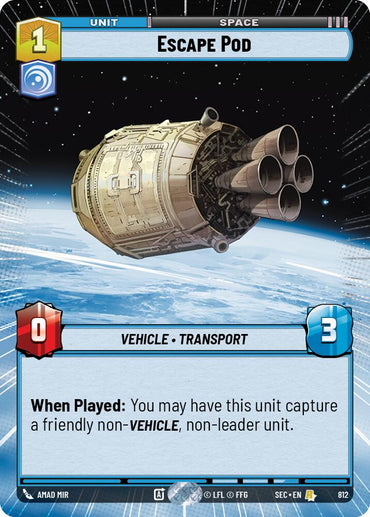 Escape Pod (812) (Hyperspace Foil) (812) [Secrets of Power]