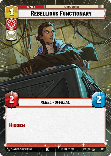 Rebellious Functionary (902) (Hyperspace Foil) (902) [Secrets of Power]
