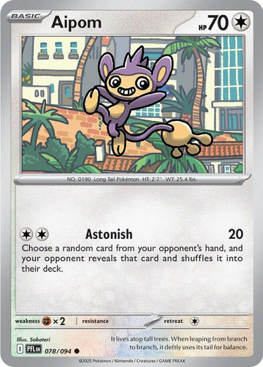 Aipom (078/094) [Mega Evolution: Phantasmal Flames]