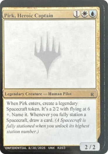 Pirk, Heroic Captain [Unknown Event]