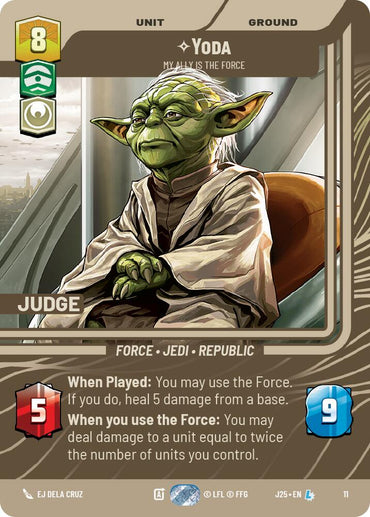 Yoda - My Ally is the Force (11) (11) [Judge Promos]