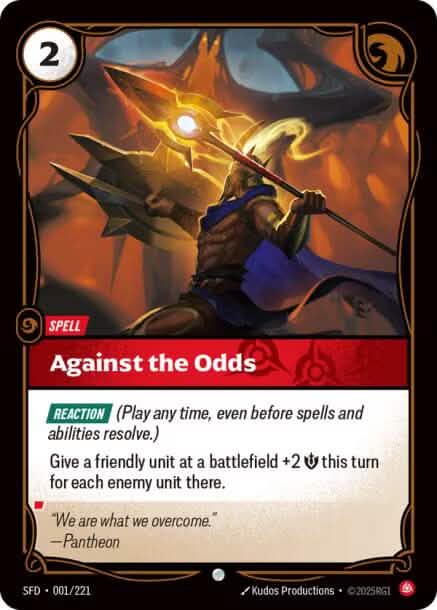 Against the Odds