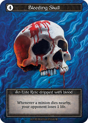Bleeding Skull (Foil) [Gothic]
