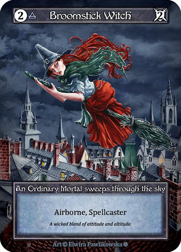 Broomstick Witch (Foil) [Gothic]