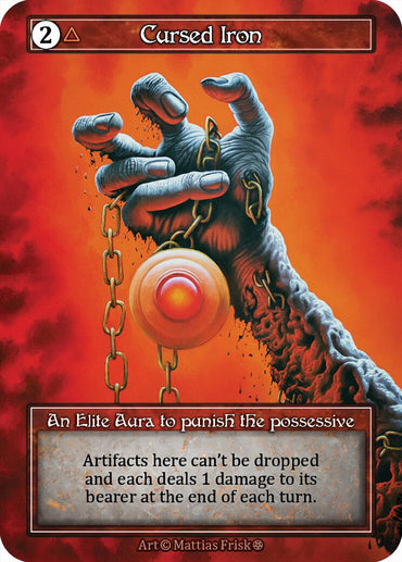 Cursed Iron (Foil) [Gothic]