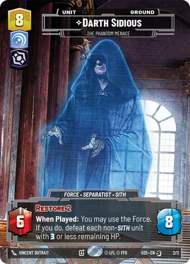 Darth Sidious - The Phantom Menace (2/3) (2/3) [2025 Convention Exclusive]