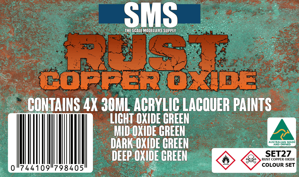 RUST COPPER OXIDE COLOUR SET