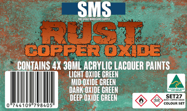 RUST COPPER OXIDE COLOUR SET