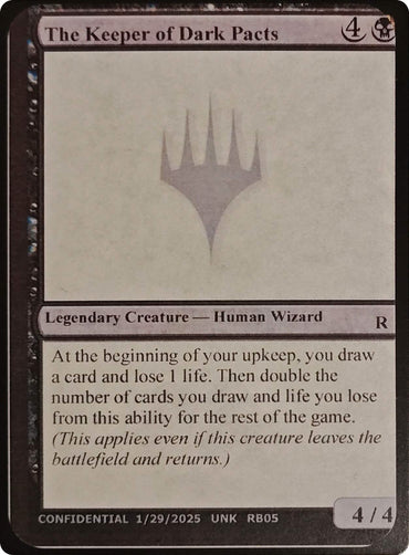 The Keeper of Dark Pacts [Unknown Event]