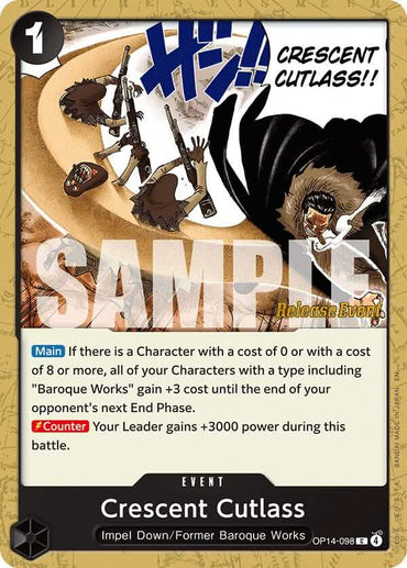 Crescent Cutlass [The Azure Sea's Seven Release Event Cards]