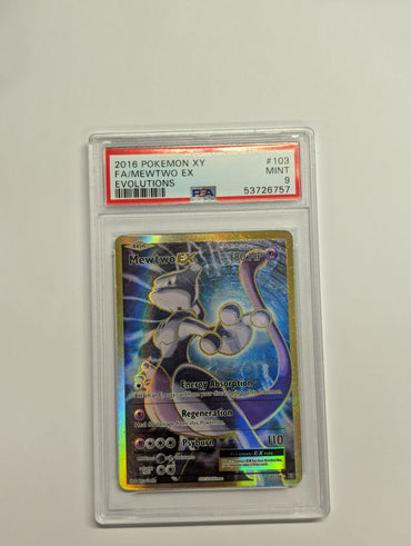 Mewtwo EX (103/108) [XY: Evolutions] Graded PSA 9
