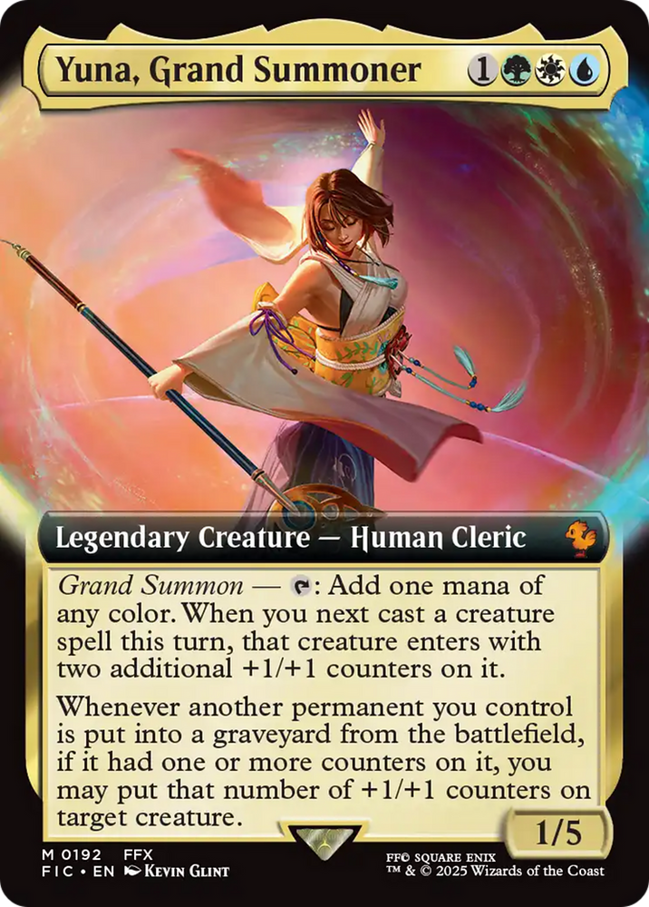 Yuna, Grand Summoner (Extended Art) [FINAL FANTASY Commander]