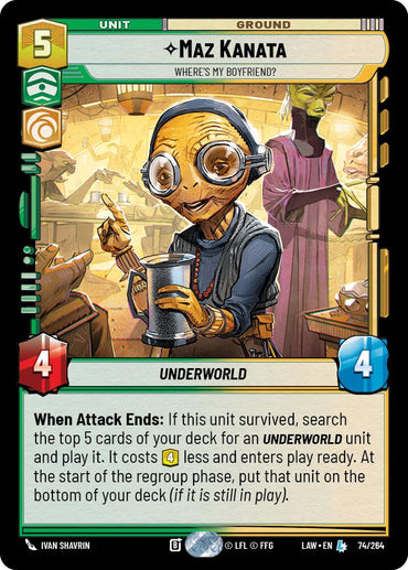 Maz Kanata - Where's My Boyfriend? (74/264) (74/264) [A Lawless Time]