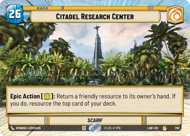 Citadel Research Center (293) (Hyperspace) (293) [A Lawless Time]