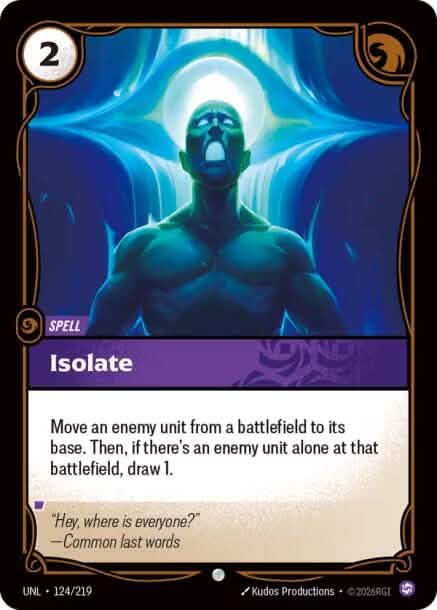 Isolate