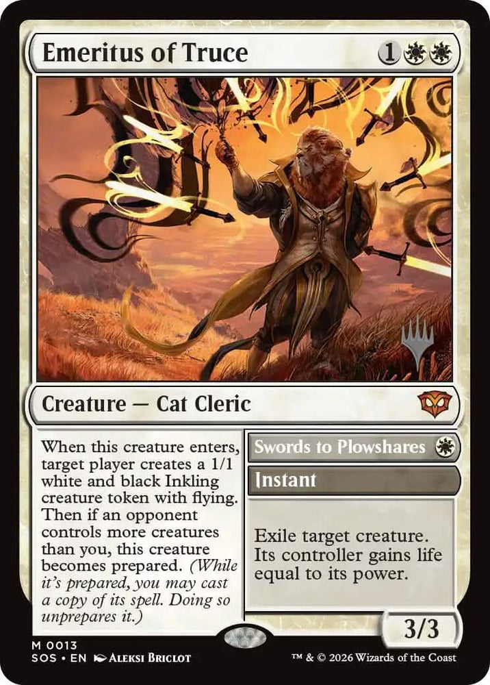 Emeritus of Truce [Secrets of Strixhaven Promos]