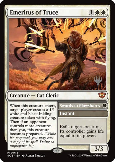Emeritus of Truce [Secrets of Strixhaven Promos]