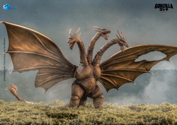 EXQUISITE BASIC SERIES NONE SCALE 10 INCH GODZILLA VS. KING GHIDORAH KING GHIDORAH BATTLE DAMAGED VER. ACTION FIGURE