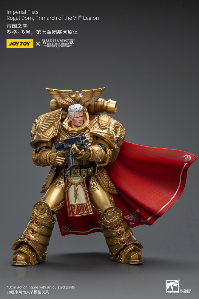 JOYTOY IMPERIAL FISTS ROGAL DORN, PRIMARCH OF THE VLL TH LEGION