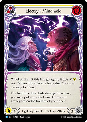 Electryn Mindmeld (Yellow) [OMN054] (Omens of the Third Age)  Rainbow Foil