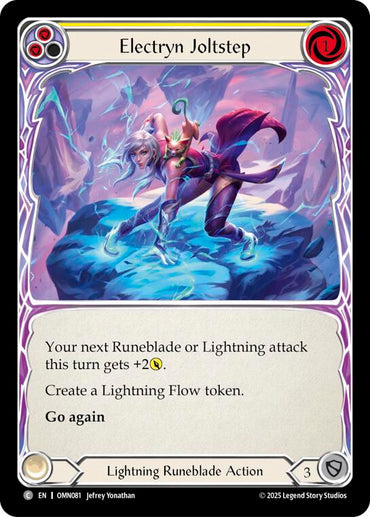 Electryn Joltstep (Yellow) [OMN081] (Omens of the Third Age)  Rainbow Foil