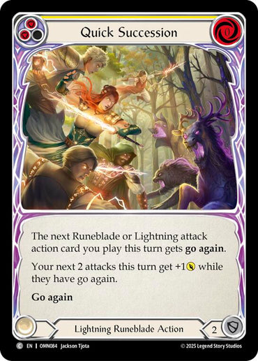 Quick Succession (Yellow) [OMN084] (Omens of the Third Age)