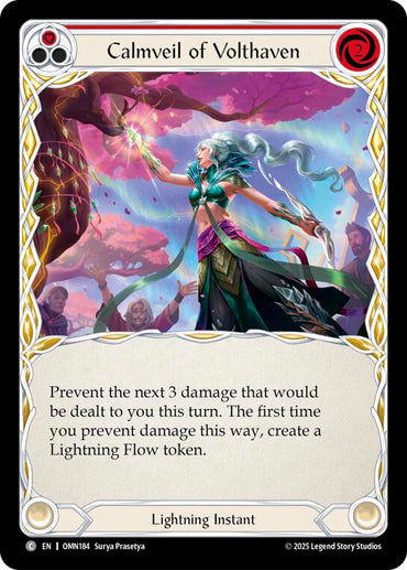Calmveil Of Volthaven (Red) [OMN184] (Omens of the Third Age)