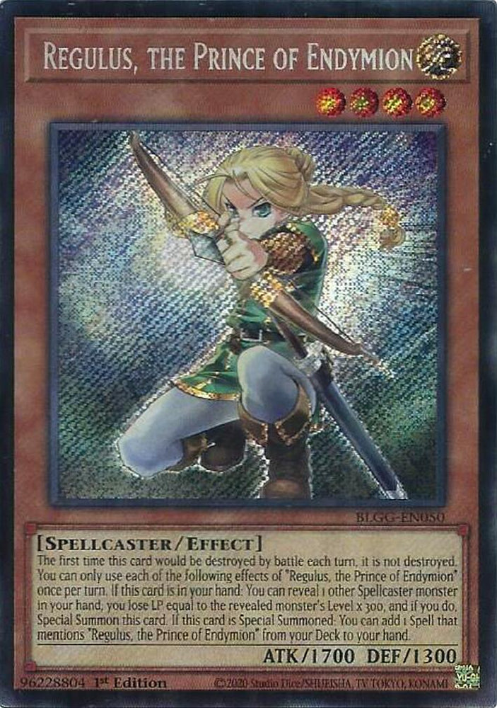 Regulus, the Prince of Endymion [BLGG-EN050] Secret Rare