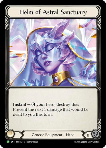 Helm Of Astral Sanctuary [LGS452] (Promo)  Cold Foil