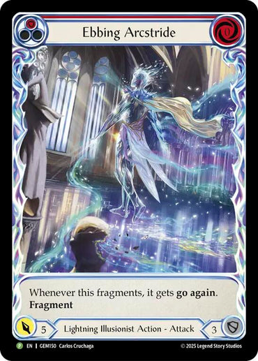 Ebbing Arcstride (Red) [GEM150] (GEM Pack 5)  Rainbow Foil
