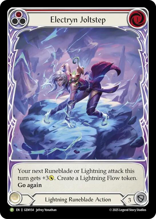 Electryn Joltstep (Red) [GEM154] (Gem Pack 5)  Rainbow Foil