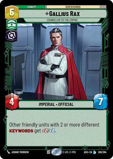 Gallius Rax - Counselor to the Empire (100/264) (100/264) [Ashes of the Empire]